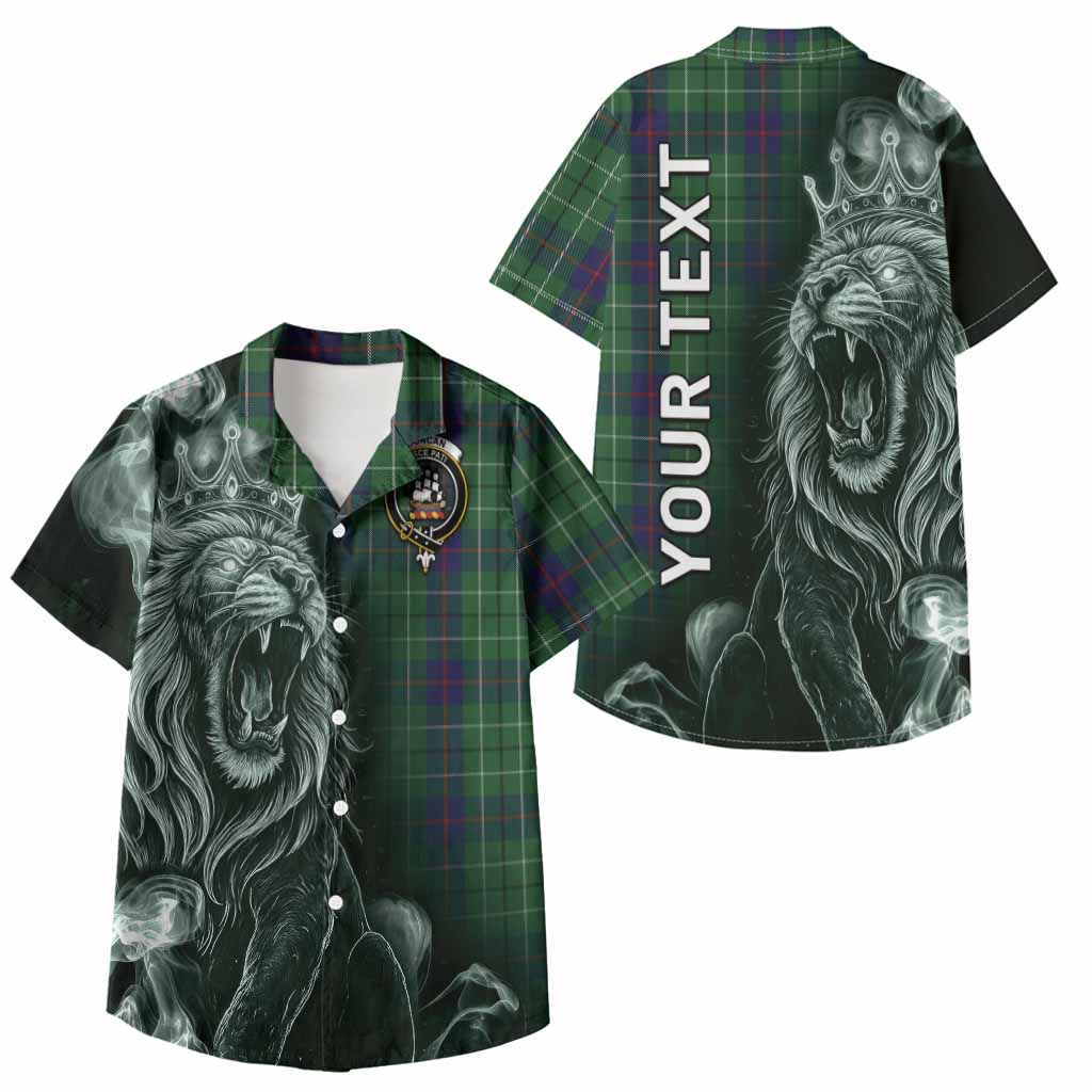 Duncan Tartan Kid Hawaiian Shirt Roaring Lion Heritage