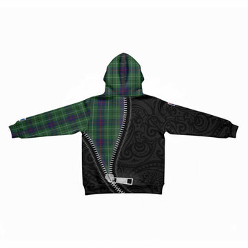 Duncan Tartan Kid Hoodie New Zealand Pattern Unique Zipper Stylized