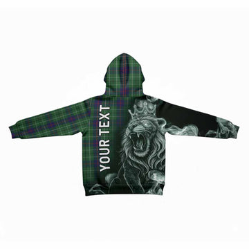 Duncan Tartan Kid Hoodie Roaring Lion Heritage
