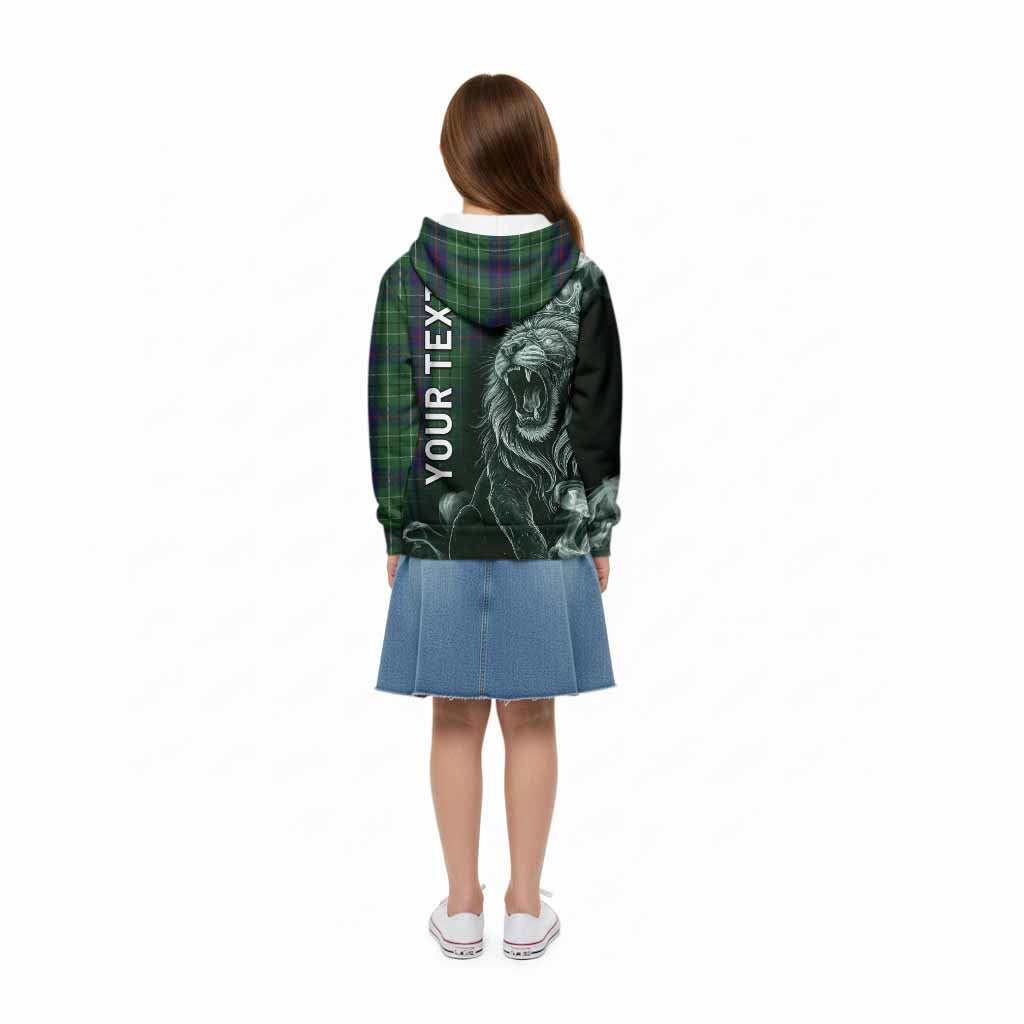 Duncan Tartan Kid Hoodie Roaring Lion Heritage