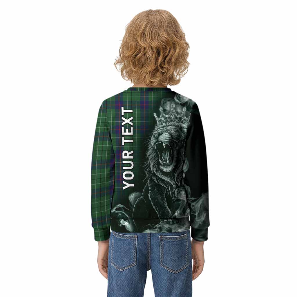 Duncan Tartan Kid Knitted Sweatshirt Roaring Lion Heritage