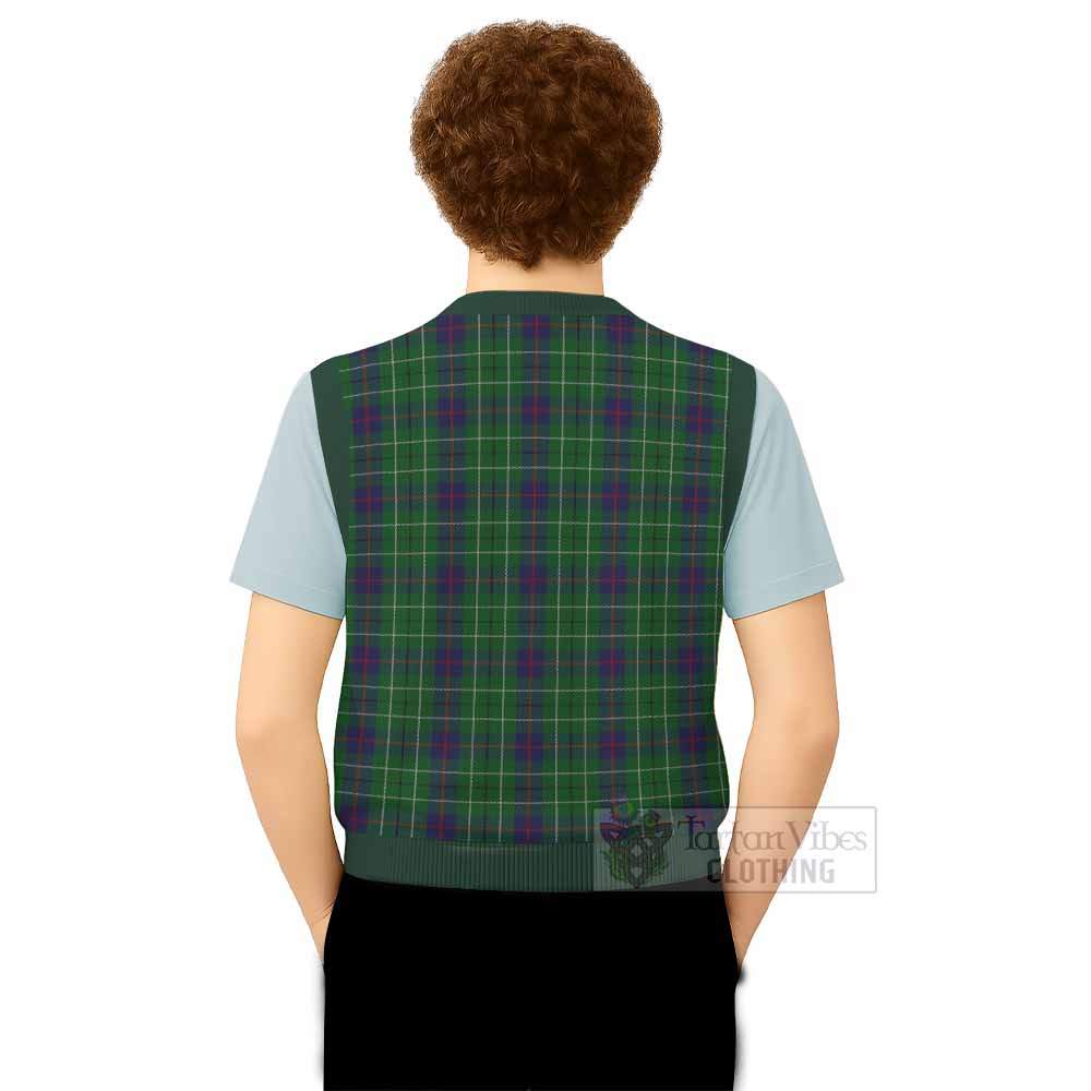 Duncan Tartan Knitted V-Neck Vest - Tartan Vibes Clothing