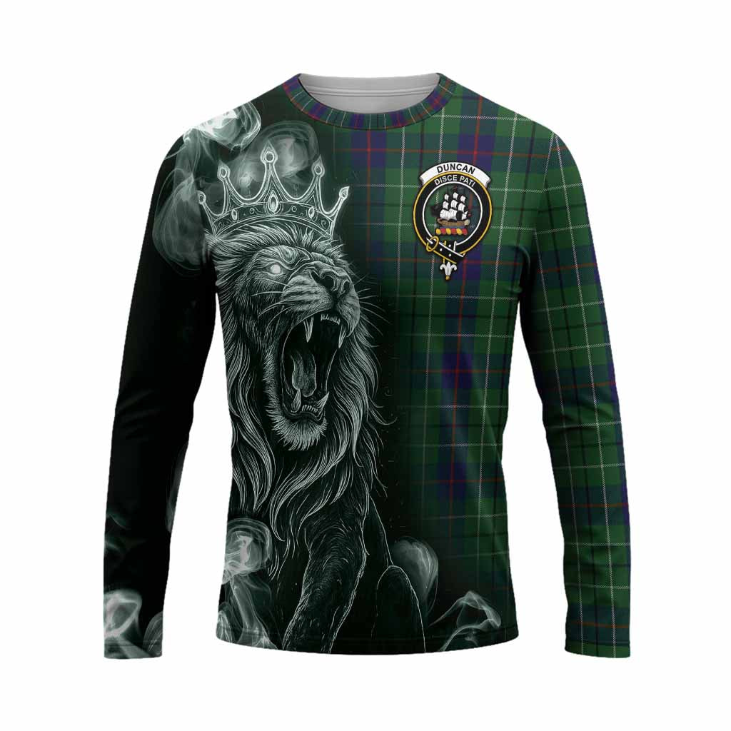 Duncan Tartan Long Sleeve T-Shirt Roaring Lion Heritage
