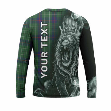 Duncan Tartan Long Sleeve T-Shirt Roaring Lion Heritage