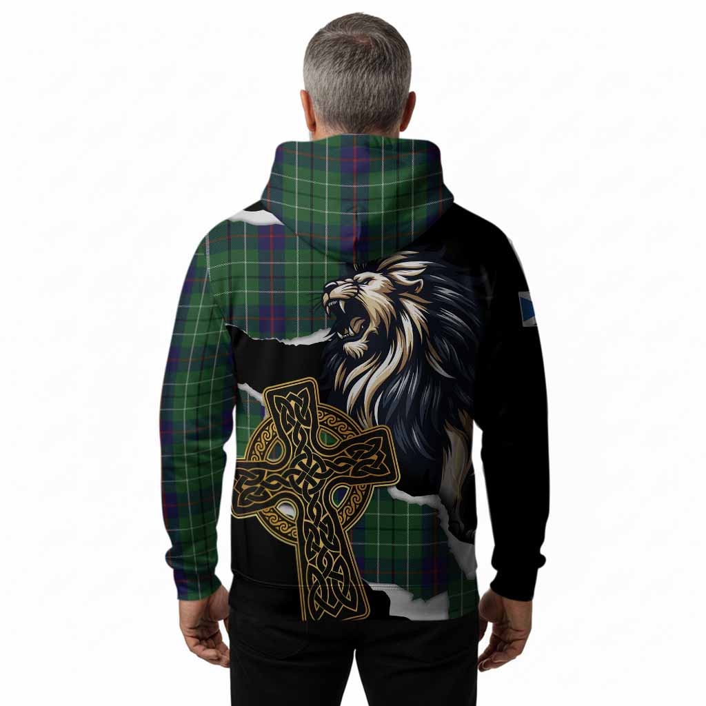 Duncan Tartan Scottish Hoodie Lion Celtic Heritage