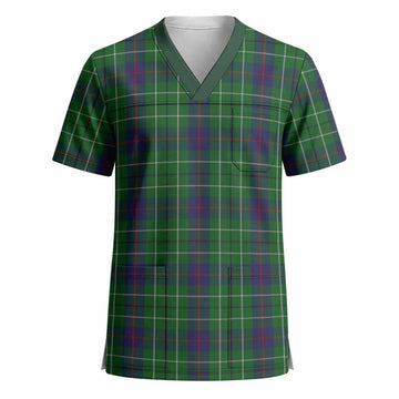 Duncan Tartan Scrub Top - Tartan Vibes Clothing