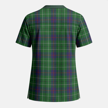 Duncan Tartan Scrub Top - Tartan Vibes Clothing