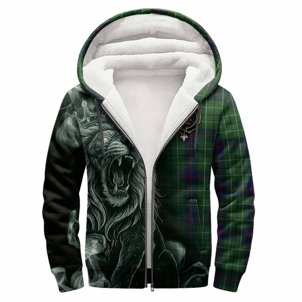 Duncan Tartan Sherpa Hoodie Roaring Lion Heritage