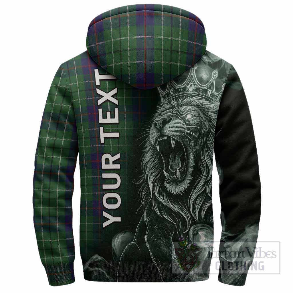 Duncan Tartan Sherpa Hoodie Roaring Lion Heritage