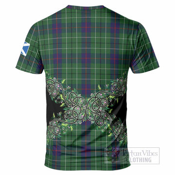 Duncan Tartan T-Shirt Thistle Scottish Spirit
