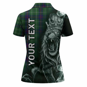 Duncan Tartan Women Polo Shirt Roaring Lion Heritage