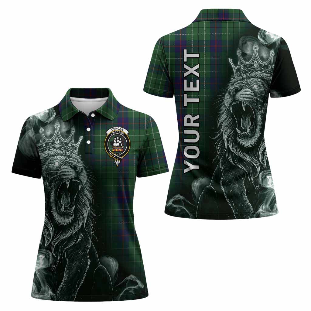 Duncan Tartan Women Polo Shirt Roaring Lion Heritage
