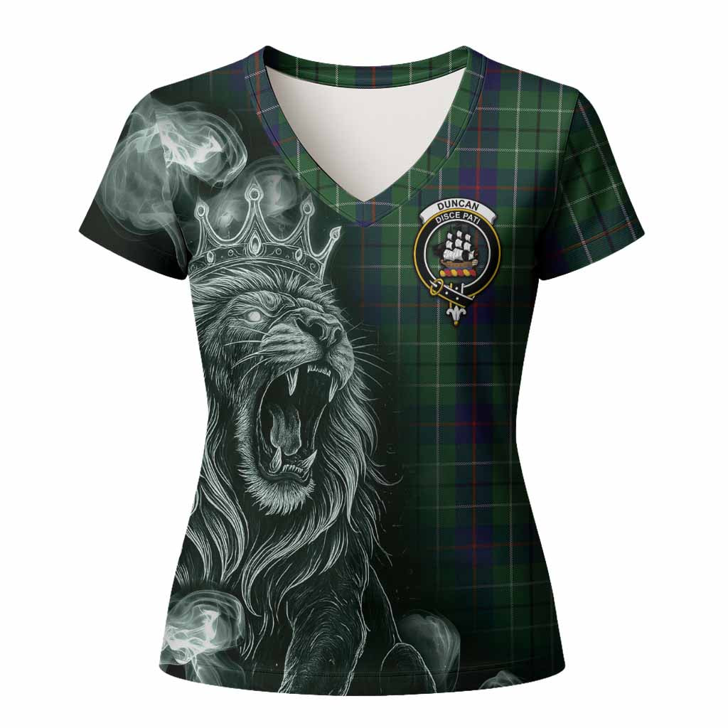 Duncan Tartan Women T shirt Roaring Lion Heritage
