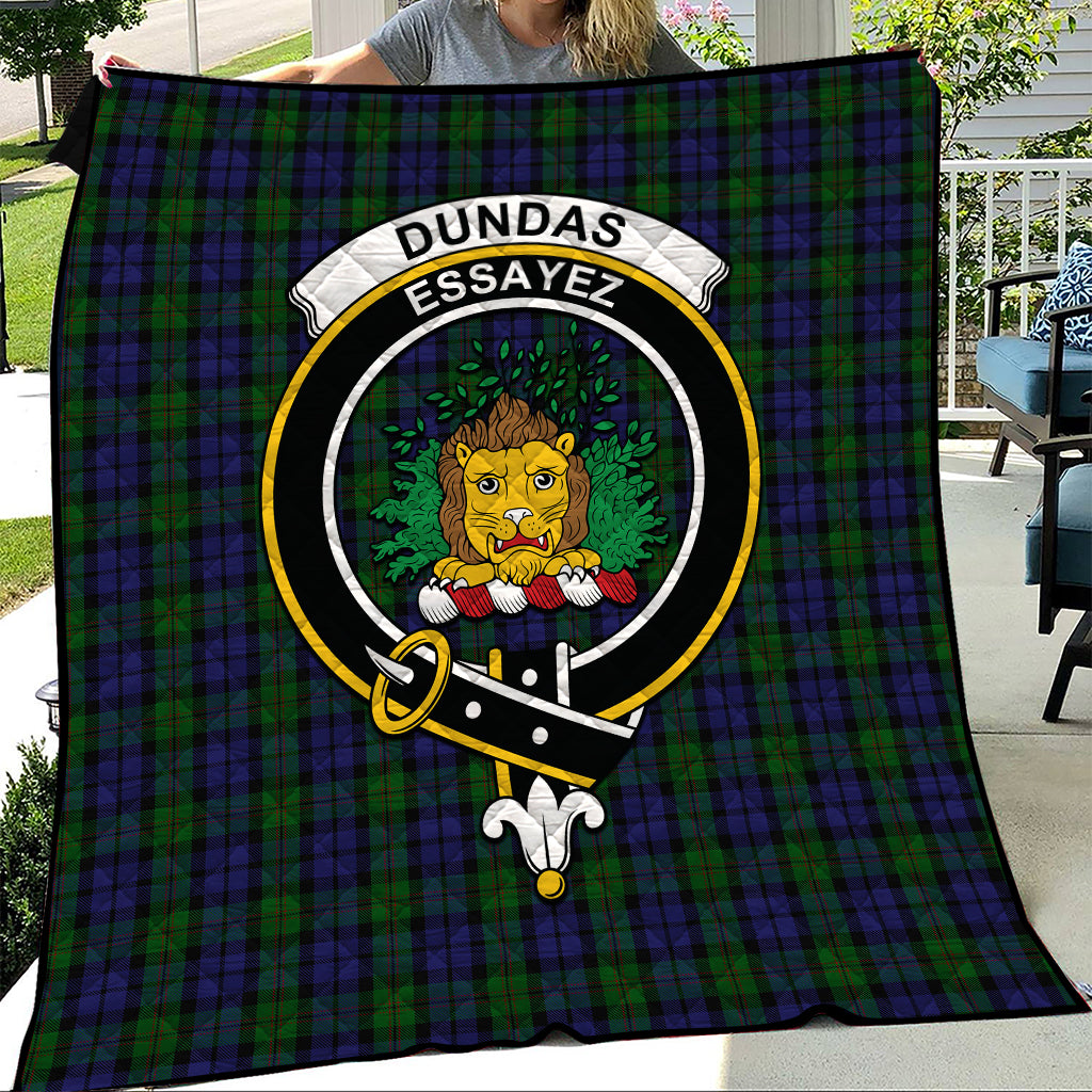 dundas-tartan-quilt-with-family-crest