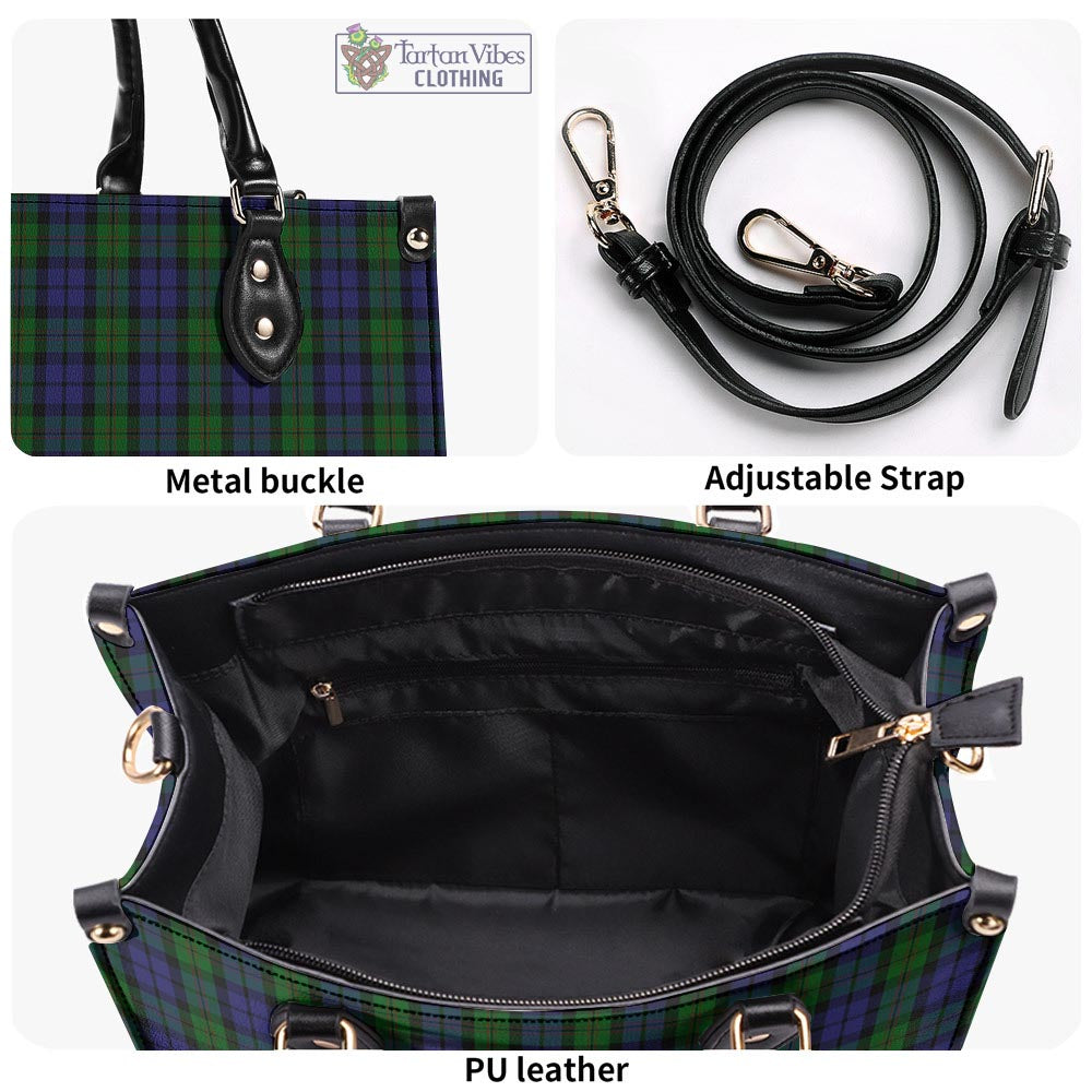 Dundas Tartan Luxury Leather Handbags - Tartan Vibes Clothing
