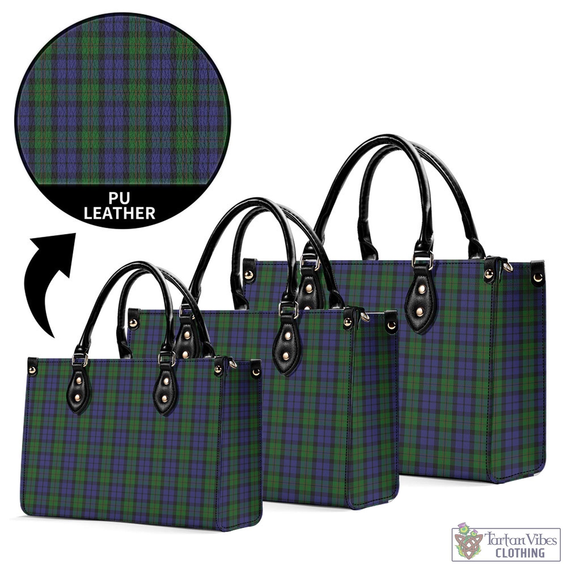 Dundas Tartan Luxury Leather Handbags - Tartan Vibes Clothing