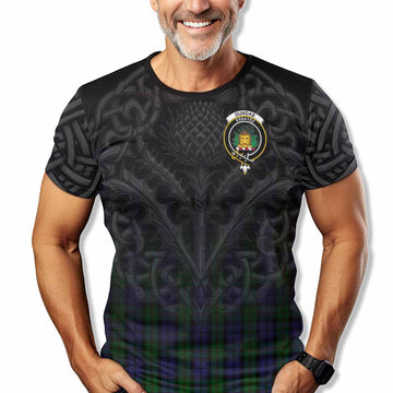 Dundas Tartan T-Shirt with Family Crest Celtic Thistle Vibes Kid's Shirt - Tartan Vibes Clothing