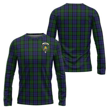 Dundas Tartan Long Sleeve T-Shirt with Family Crest Unisex - Tartan Vibes Clothing