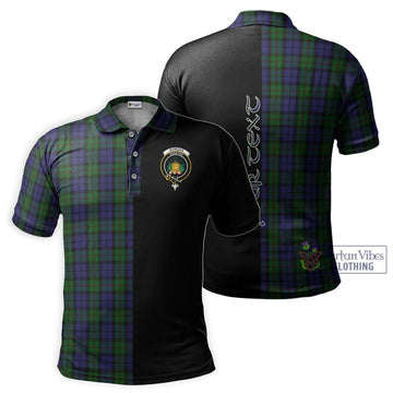 Dundas Tartan Polo Shirt with Family Crest and Half Of Me Style Kid - Tartan Vibes Clothing