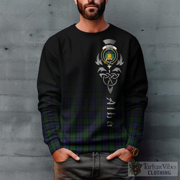 Dundas Tartan Sweatshirt Featuring Alba Gu Brath Family Crest Celtic Inspired Unisex - Tartan Vibes Clothing