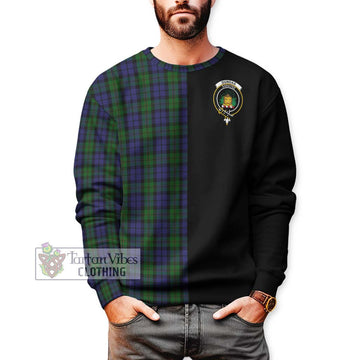 Dundas Tartan Sweatshirt with Family Crest and Half Of Me Style Unisex - Tartan Vibes Clothing