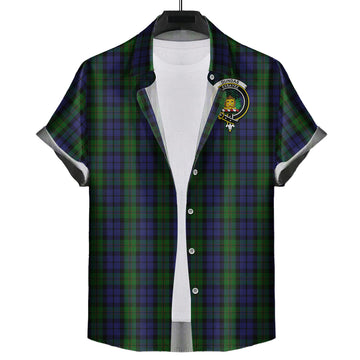 Dundas Tartan Hawaiian Shirt with Family Crest Kid - Tartan Vibes Clothing