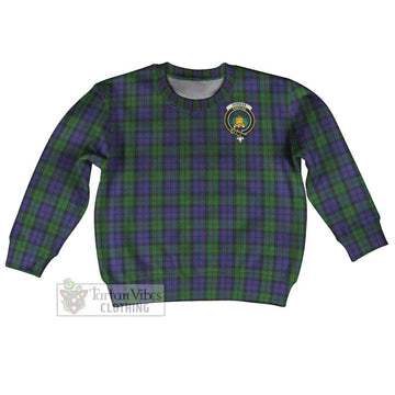 Dundas Tartan Kid Ugly Sweater with Family Crest Kid - Tartan Vibes Clothing
