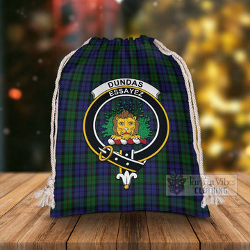 Dundas Tartan Christmas Santa's Bag with Family Crest - Tartan Vibes Clothing