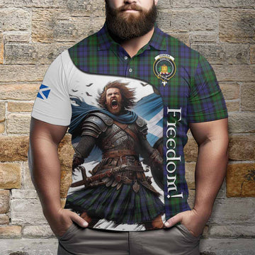Dundas Crest Tartan Polo Shirt Inspired by the Freedom of Scottish Warrior Kid - Tartan Vibes Clothing