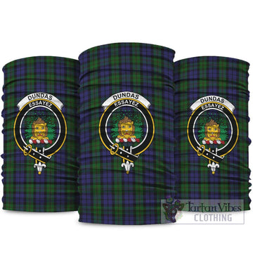 Dundas Tartan Neck Gaiters, Tartan Bandanas, Tartan Head Band with Family Crest package One Size - Tartan Vibes Clothing