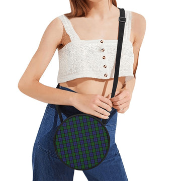 Dundas Tartan Round Satchel Bags One Size 9*9*2.7 inch - Tartan Vibes Clothing