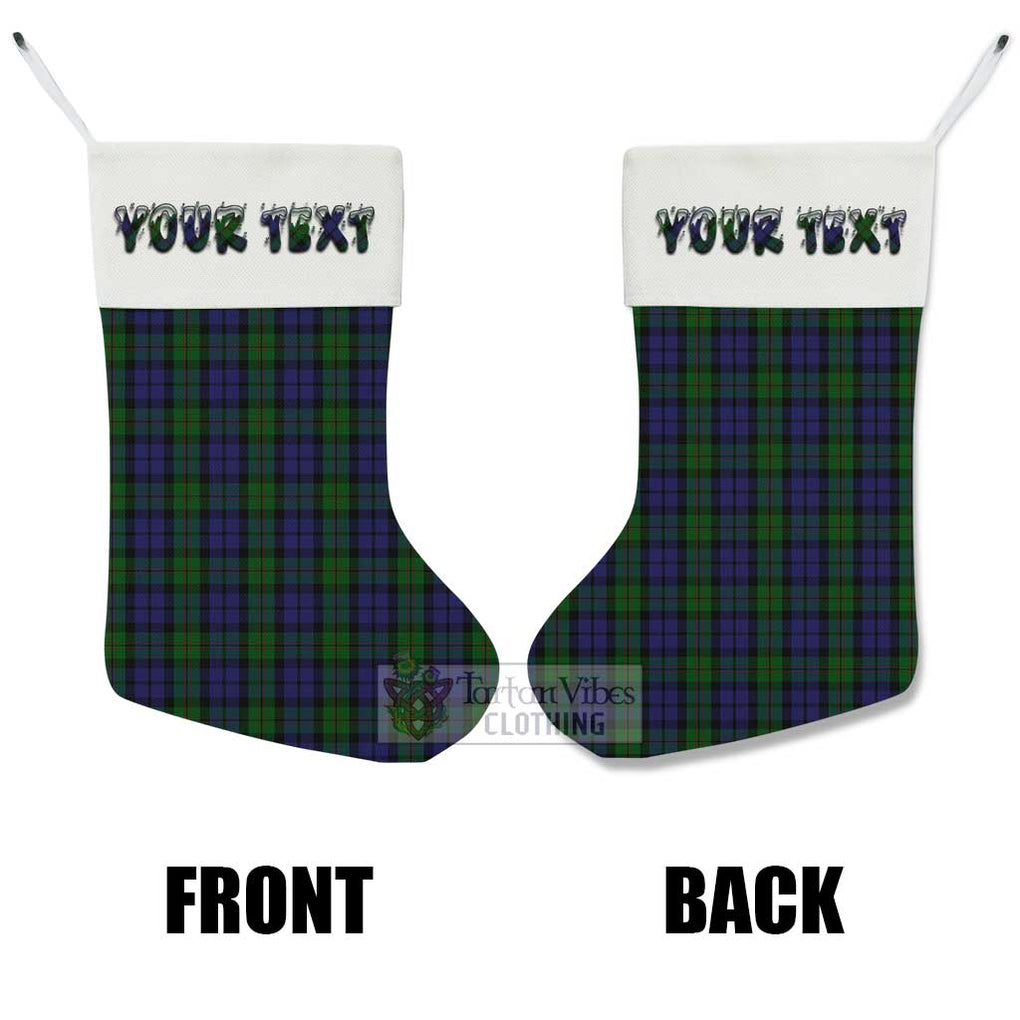 Dundas Tartan Christmas Stocking with Personalized Text - Tartan Vibes Clothing