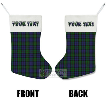 Dundas Tartan Christmas Stocking with Personalized Text - Tartan Vibes Clothing