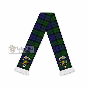 Tartan Vibes Clothing Dundas Tartan Ruffneck Scarf with Family Crest