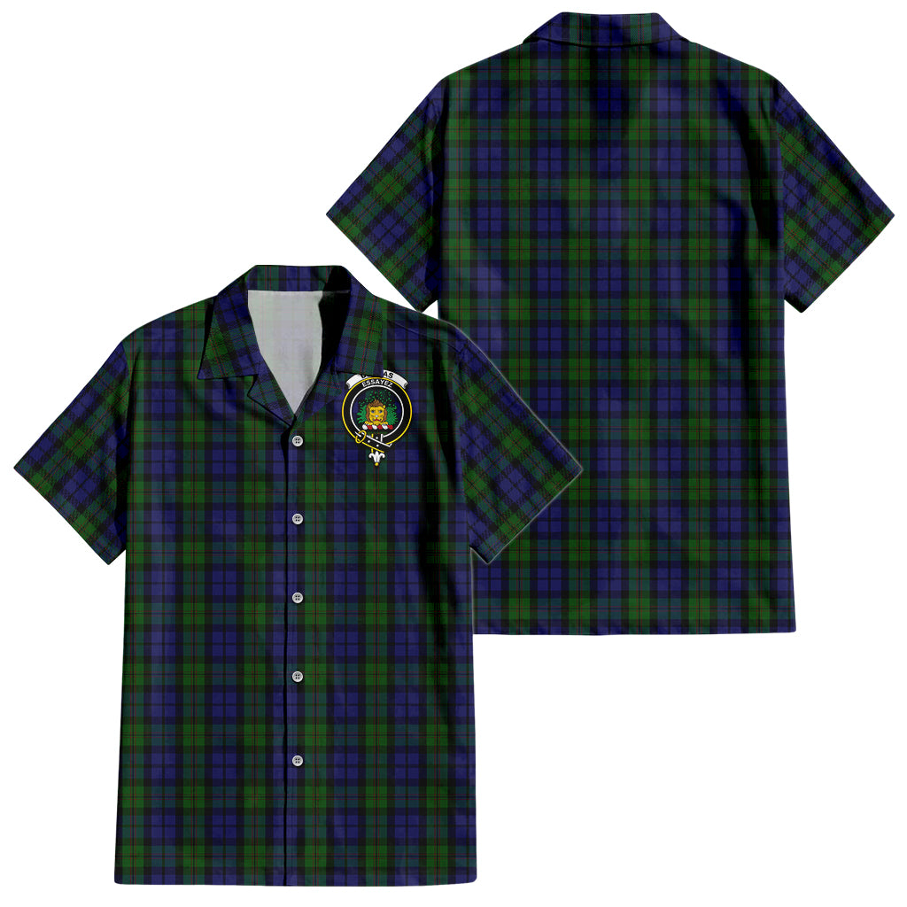 Dundas Tartan Hawaiian Shirt with Family Crest - Tartan Vibes Clothing