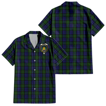 Dundas Tartan Hawaiian Shirt with Family Crest - Tartan Vibes Clothing
