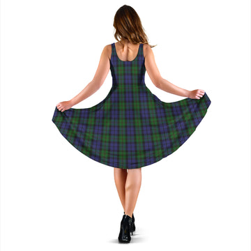 Dundas Tartan Sleeveless Midi Womens Dress - Tartan Vibes Clothing