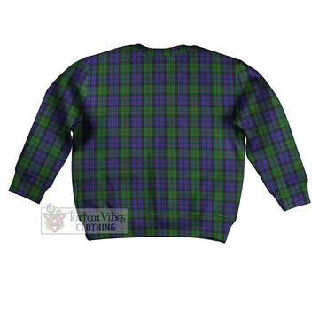 Dundas Tartan Kid Ugly Sweater with Family Crest - Tartan Vibes Clothing