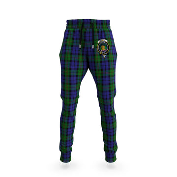 Dundas Tartan Joggers Pants with Family Crest 5XL - Tartan Vibes Clothing