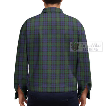 Dundas Tartan Unisex Lapel Cotton Jacket - Tartan Vibes Clothing