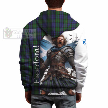 Dundas Crest Tartan Hoodie Inspired by the Freedom of Scottish Warrior - Tartan Vibes Clothing