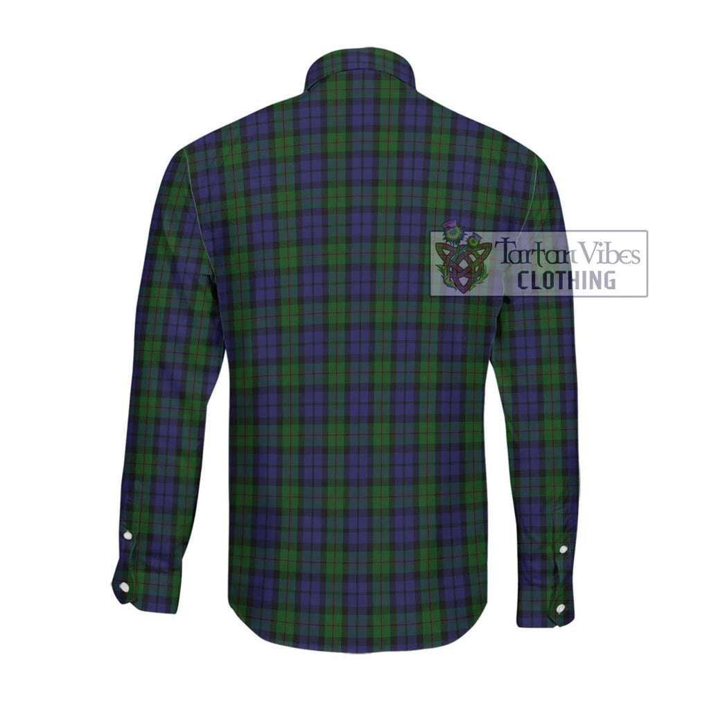 Dundas Tartan Long Sleeve Button Shirt with Family Crest DNA In Me Style - Tartanvibesclothing Shop