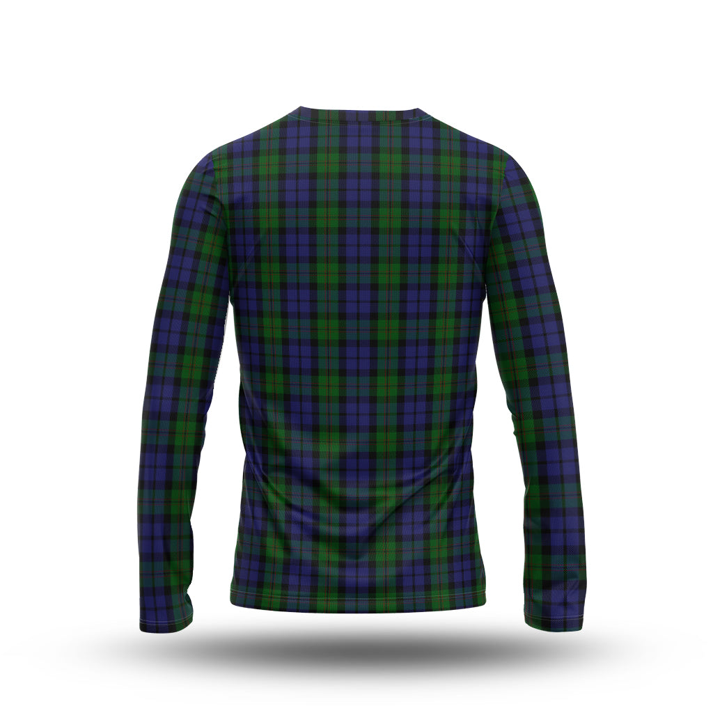 Dundas Tartan Long Sleeve T-Shirt with Family Crest - Tartan Vibes Clothing
