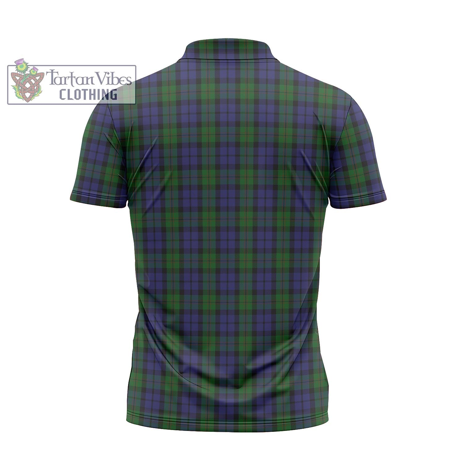 Dundas Tartan Zipper Polo Shirt - Tartan Vibes Clothing
