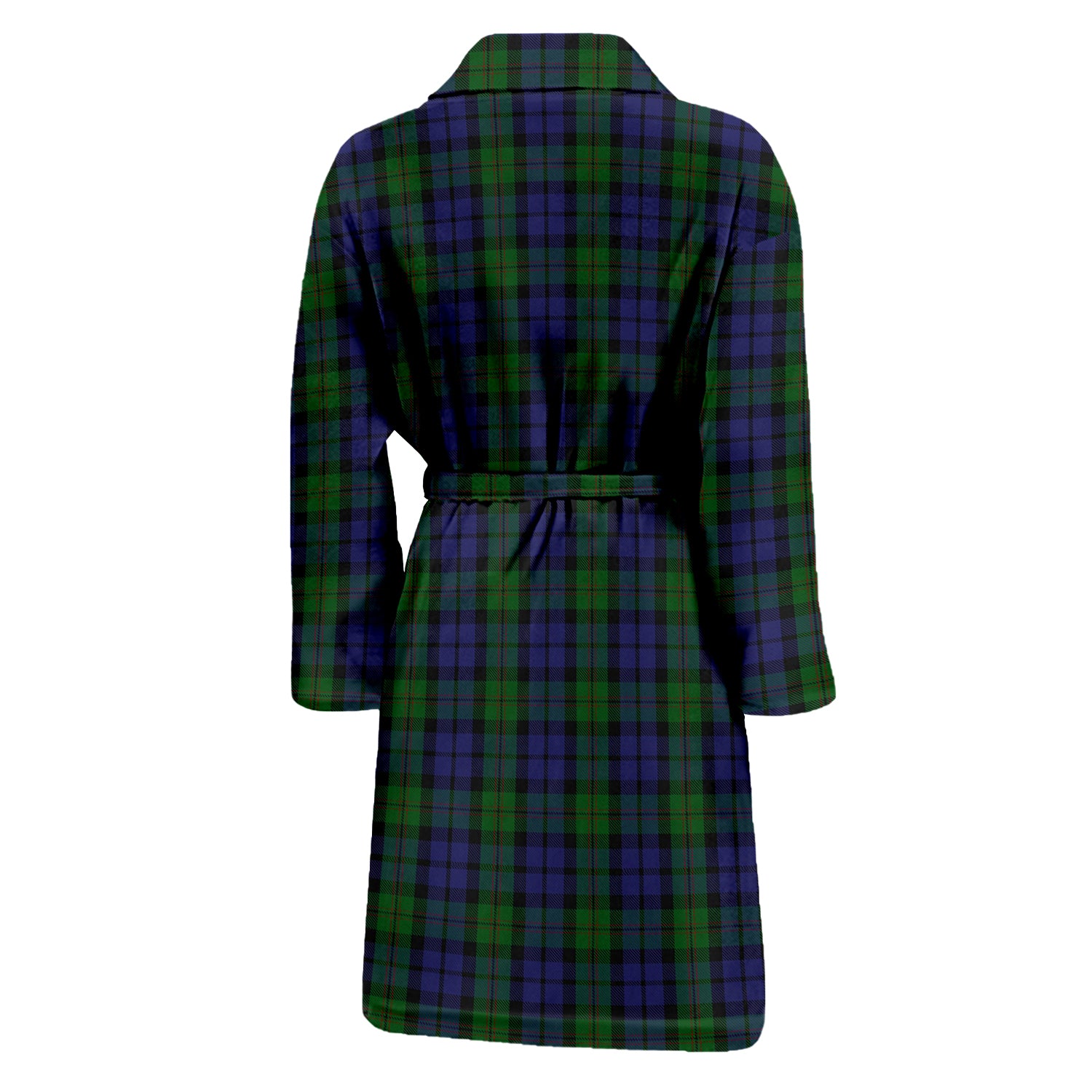 Dundas Tartan Bathrobe with Family Crest - Tartan Vibes Clothing