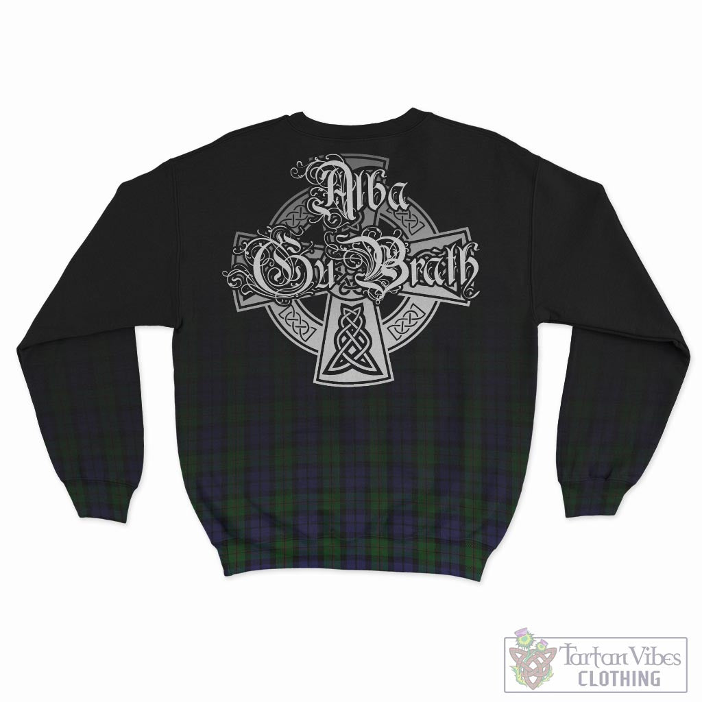 Dundas Tartan Sweatshirt Featuring Alba Gu Brath Family Crest Celtic Inspired - Tartan Vibes Clothing