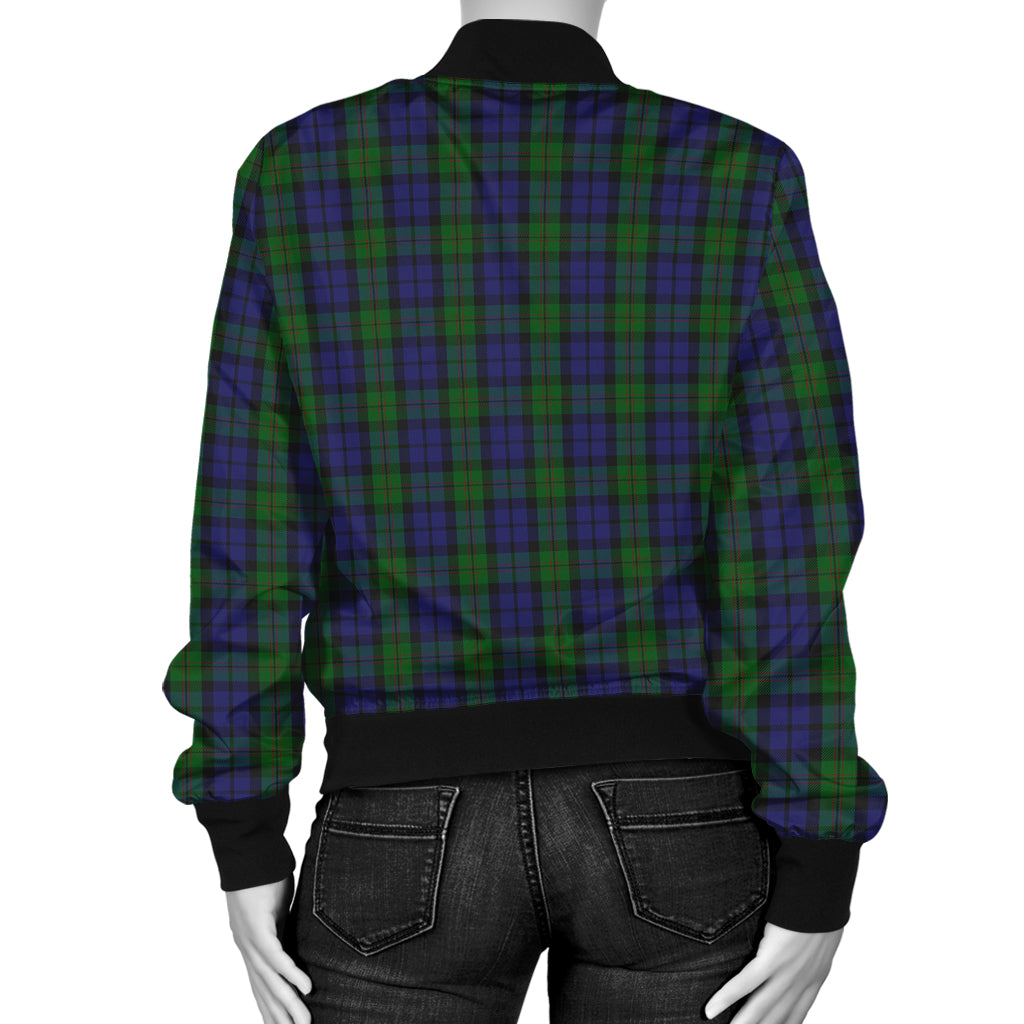 Dundas Tartan Bomber Jacket with Family Crest - Tartan Vibes Clothing