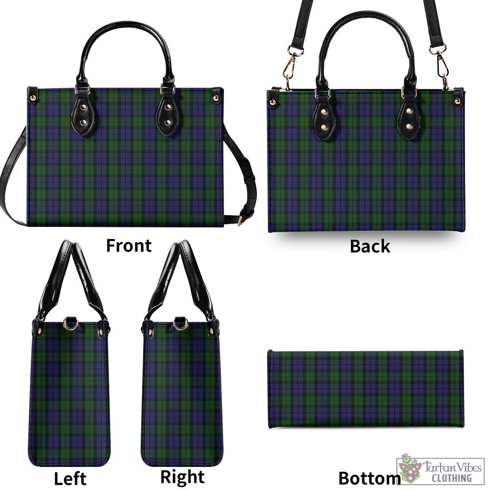 Dundas Tartan Luxury Leather Handbags - Tartan Vibes Clothing