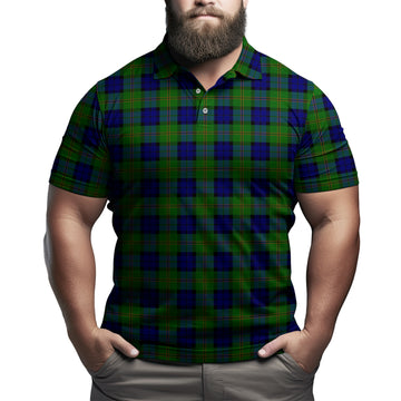 Dundas Modern Tartan Mens Polo Shirt