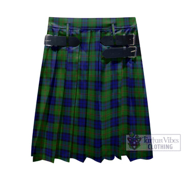 Dundas Modern Tartan Men's Pleated Skirt - Fashion Casual Retro Scottish Kilt Style